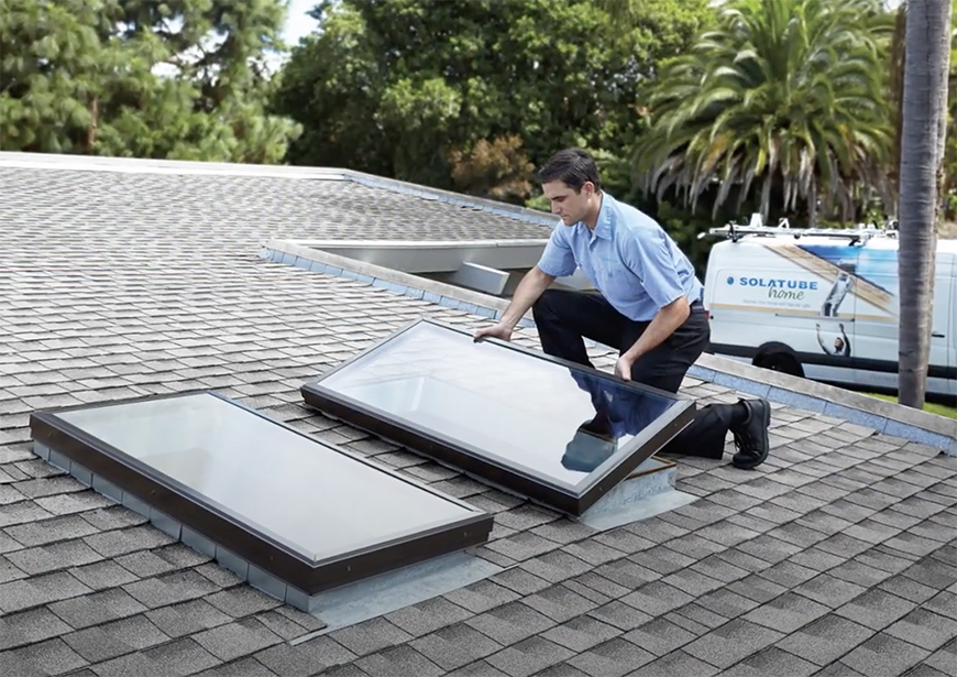 Solatube skylight installation